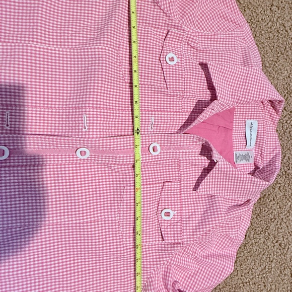 Alfred Dunner Pink Checkered jacket~ Cottage Core, grandma, picnic, garden style - Picture 4 of 6